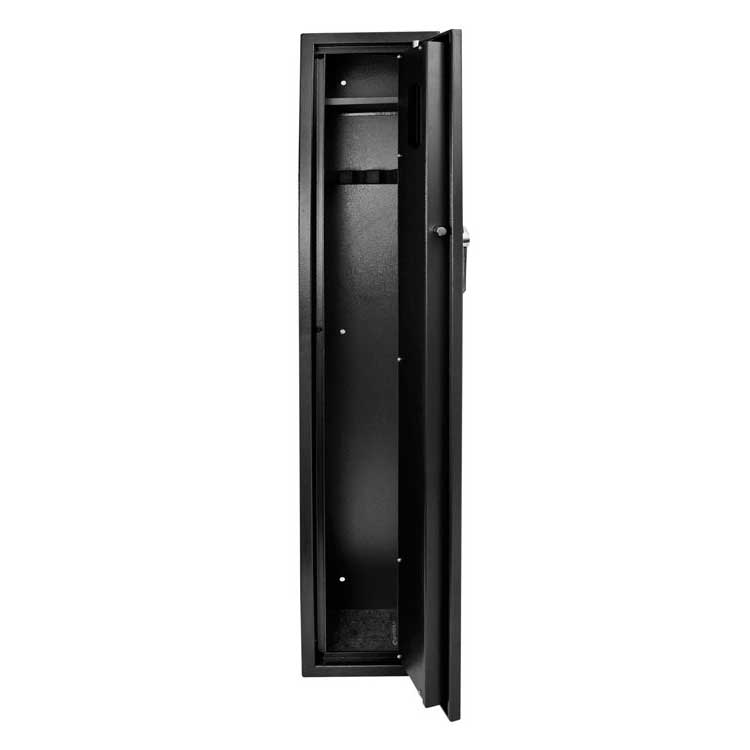 Front view open empty