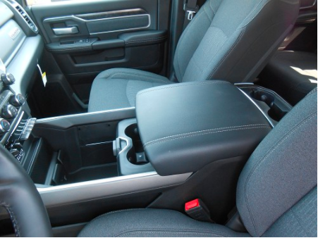 Console Vault Ram 1500/2500/3500 Center Console Truck Safe: 2019-2024 (3.89" max fill line)
