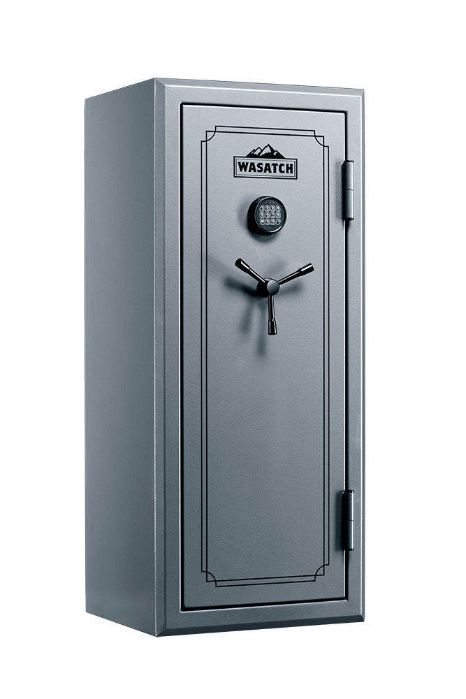 Wasatch 24 Gun Fire and Water Safe with E-Lock, Pebble Gray