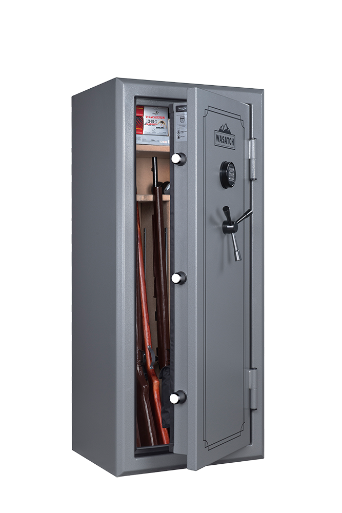 Wasatch 24 Gun Fire and Water Safe with E-Lock, Pebble Gray - Image 2