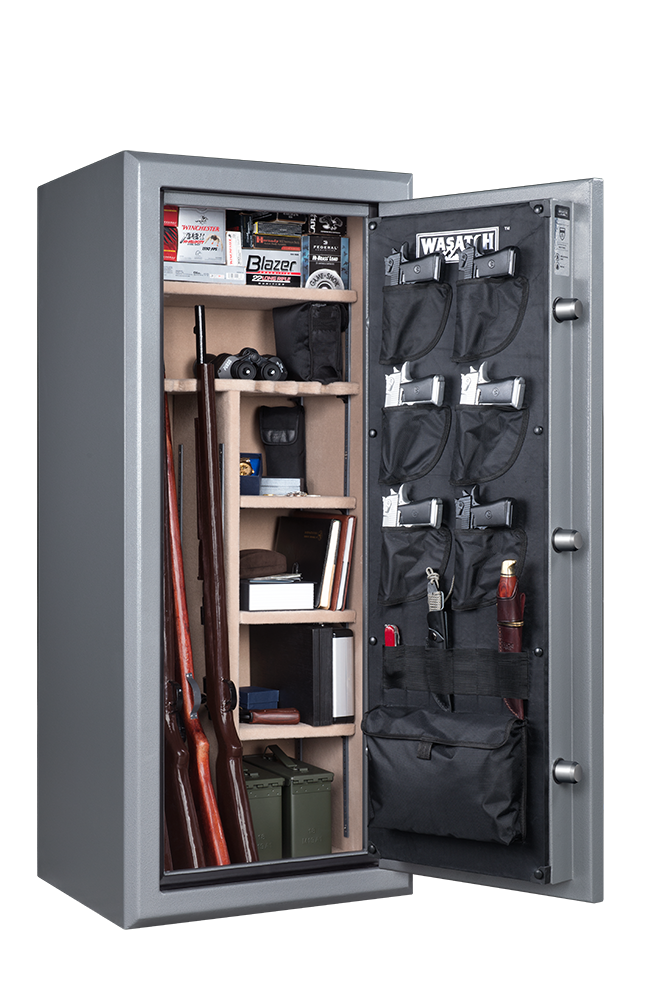 Wasatch 24 Gun Fire and Water Safe with E-Lock, Pebble Gray - Image 3
