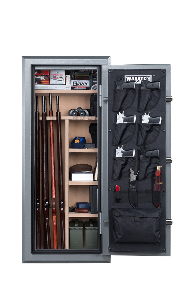 Wasatch 24 Gun Fire and Water Safe with E-Lock, Pebble Gray - Image 4