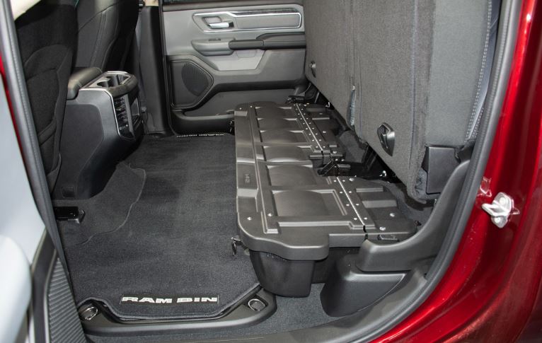 DÜHA Lockable Heavy-Duty Under Seat Storage for 2019-2025 Ram 1500 Crew Cab New Body Style - Image 3