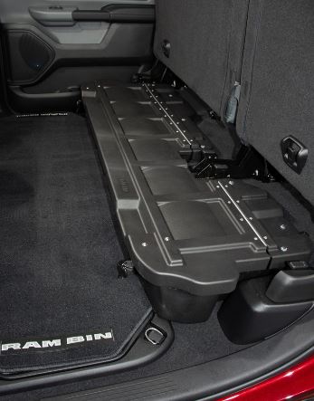 DÜHA Lockable Heavy-Duty Under Seat Storage for 2019-2025 Ram 1500 Crew Cab New Body Style - Image 2
