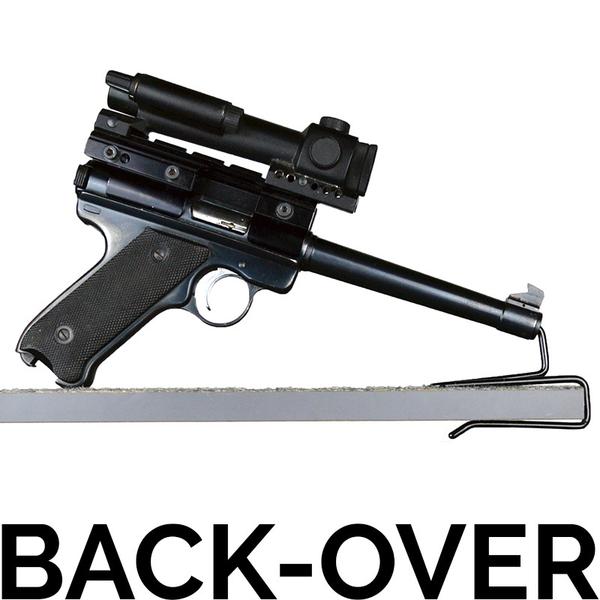 Gun Storage Solutions - Back-Over Handgun Hanger BOHH2 - 2 Pack