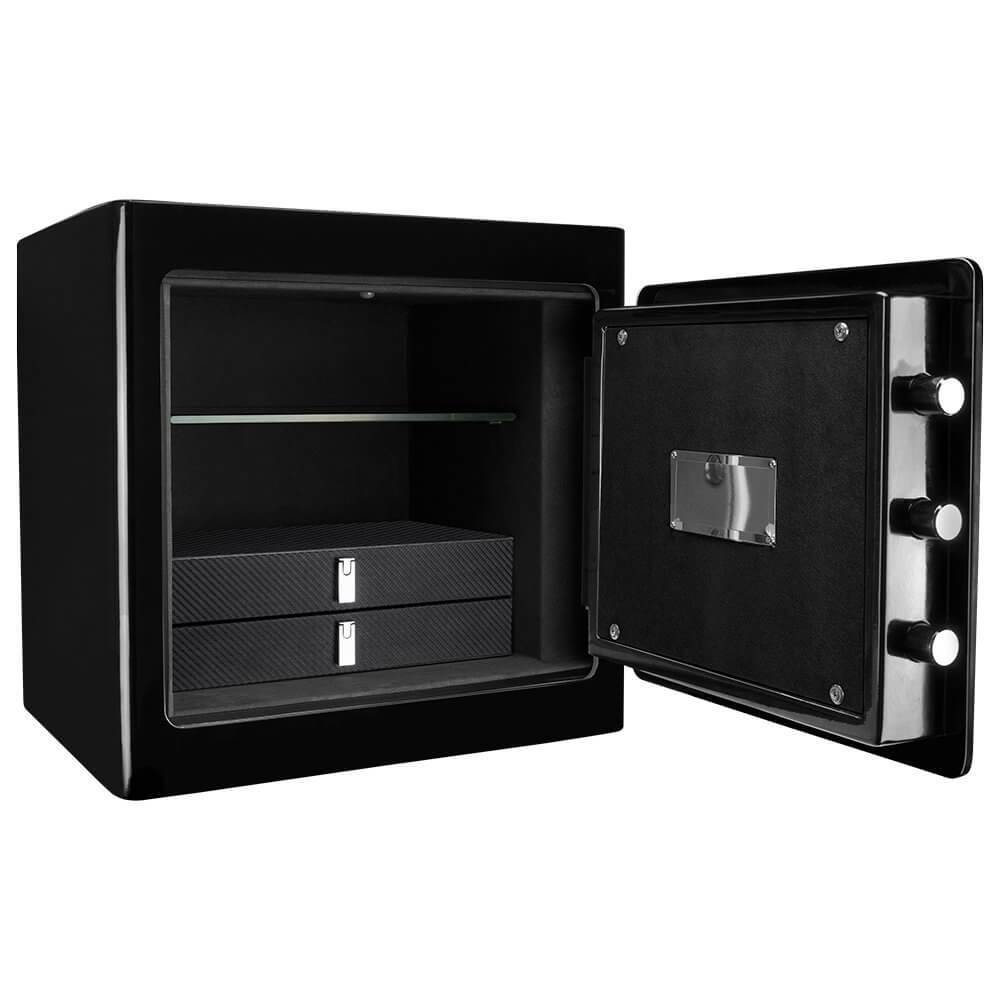 Barska AX13106 Black Jewelry Safe - Black Interior - Image 8